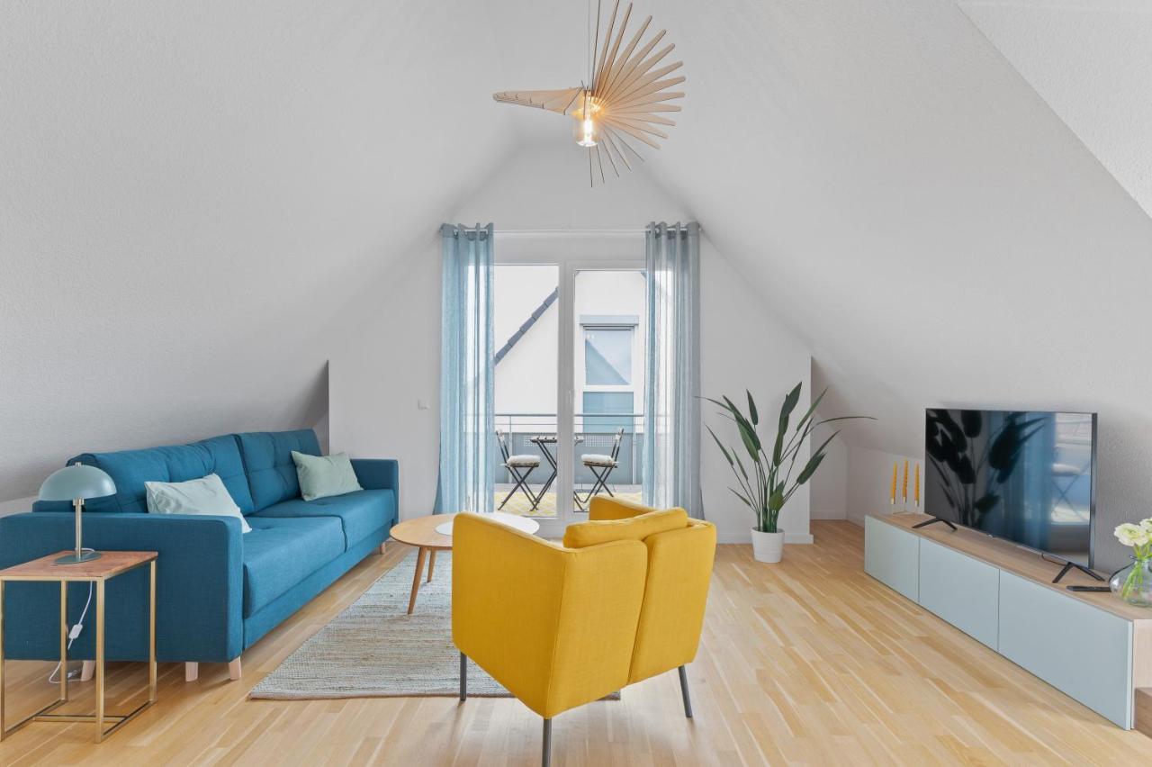 Design-Apartment - Kueche - Balkon - Tiefgarage Leinfelden-Echterdingen Eksteriør bilde